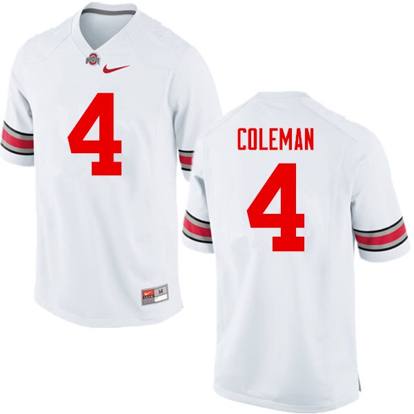 Ohio State Buckeyes #4 Kurt Coleman Men High School Jersey White